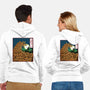 The Great Wave Of Halloween-Unisex-Zip-Up-Sweatshirt-zascanauta