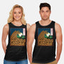 The Great Wave Of Halloween-Unisex-Basic-Tank-zascanauta