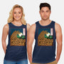 The Great Wave Of Halloween-Unisex-Basic-Tank-zascanauta