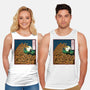 The Great Wave Of Halloween-Unisex-Basic-Tank-zascanauta