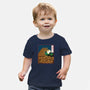 The Great Wave Of Halloween-Baby-Basic-Tee-zascanauta