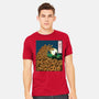 The Great Wave Of Halloween-Mens-Heavyweight-Tee-zascanauta