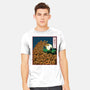 The Great Wave Of Halloween-Mens-Heavyweight-Tee-zascanauta