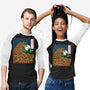 The Great Wave Of Halloween-Unisex-Baseball-Tee-zascanauta