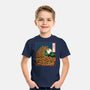 The Great Wave Of Halloween-Youth-Basic-Tee-zascanauta