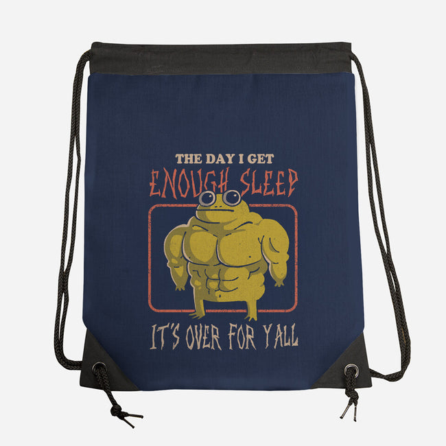 Sleepless Frog-None-Drawstring-Bag-eduely