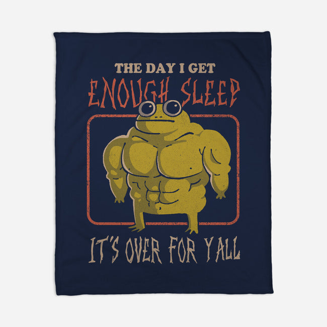 Sleepless Frog-None-Fleece-Blanket-eduely
