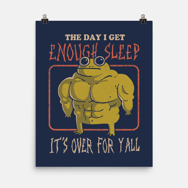 Sleepless Frog-None-Matte-Poster-eduely