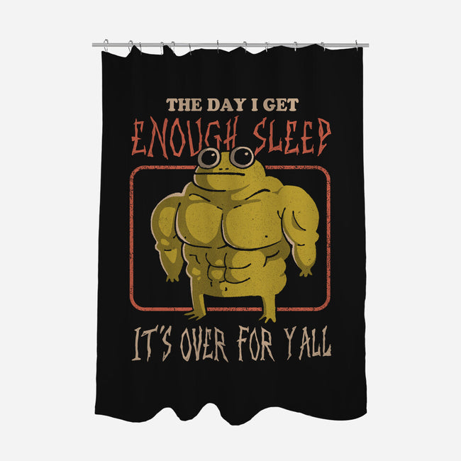 Sleepless Frog-None-Polyester-Shower Curtain-eduely