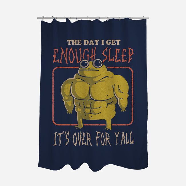 Sleepless Frog-None-Polyester-Shower Curtain-eduely