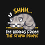 Hiding From The Stupid People-Youth-Crew Neck-Sweatshirt-NemiMakeit