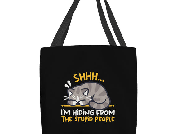 Hiding From The Stupid People
