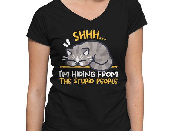 Hiding From The Stupid People