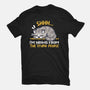 Hiding From The Stupid People-Womens-Fitted-Tee-NemiMakeit