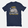 Hiding From The Stupid People-Womens-Fitted-Tee-NemiMakeit