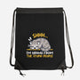 Hiding From The Stupid People-None-Drawstring-Bag-NemiMakeit