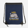Hiding From The Stupid People-None-Drawstring-Bag-NemiMakeit