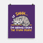 Hiding From The Stupid People-None-Matte-Poster-NemiMakeit
