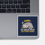 Hiding From The Stupid People-None-Glossy-Sticker-NemiMakeit