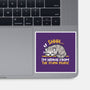 Hiding From The Stupid People-None-Glossy-Sticker-NemiMakeit