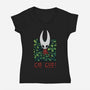 Gid Gud-Womens-V-Neck-Tee-keyvei
