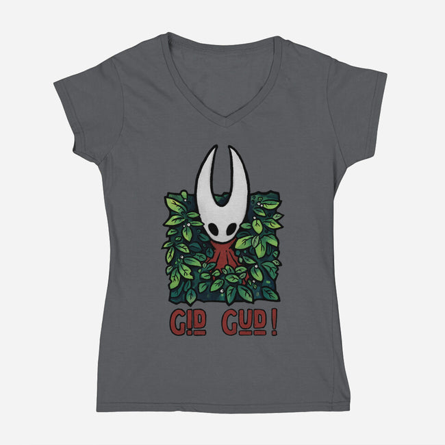 Gid Gud-Womens-V-Neck-Tee-keyvei