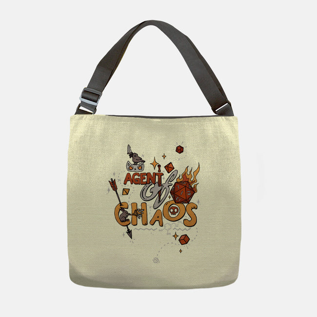 Agent Of Chaos-None-Adjustable Tote-Bag-keyvei