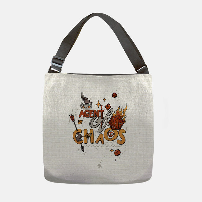 Agent Of Chaos-None-Adjustable Tote-Bag-keyvei