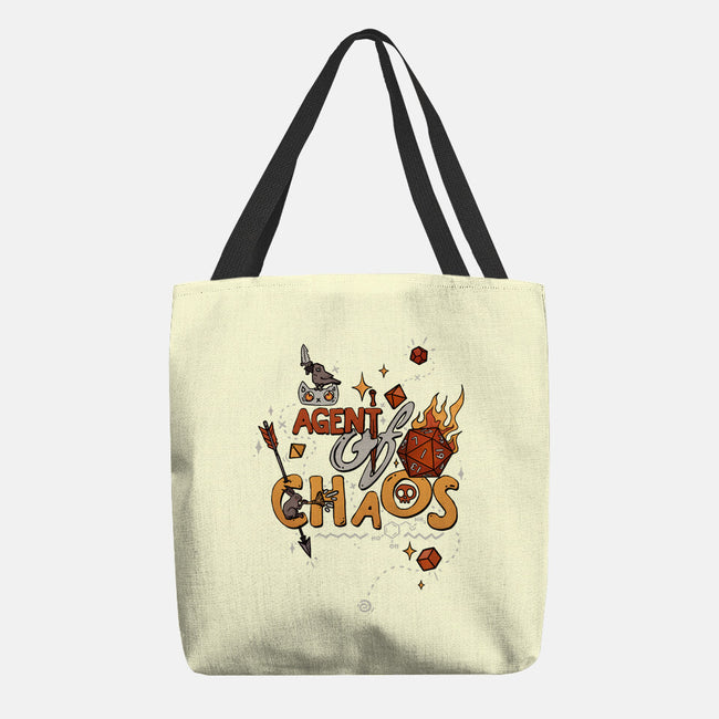Agent Of Chaos-None-Basic Tote-Bag-keyvei