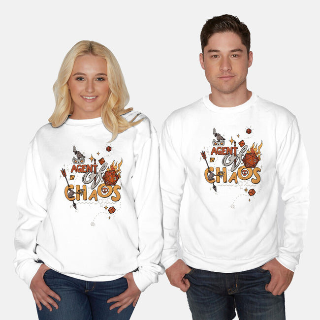 Agent Of Chaos-Unisex-Crew Neck-Sweatshirt-keyvei