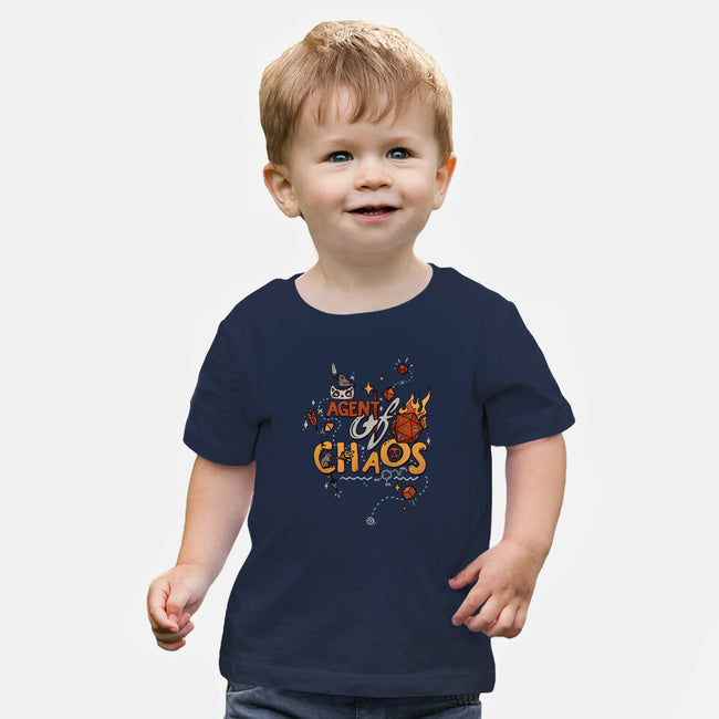 Agent Of Chaos-Baby-Basic-Tee-keyvei