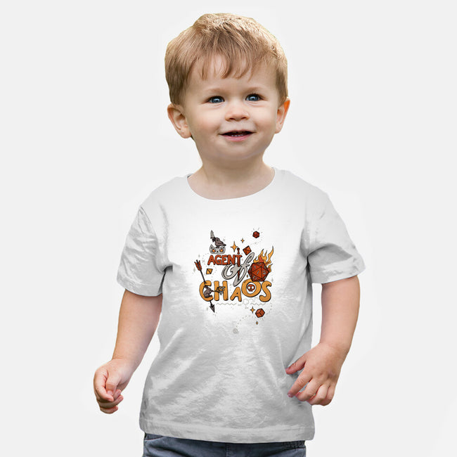 Agent Of Chaos-Baby-Basic-Tee-keyvei