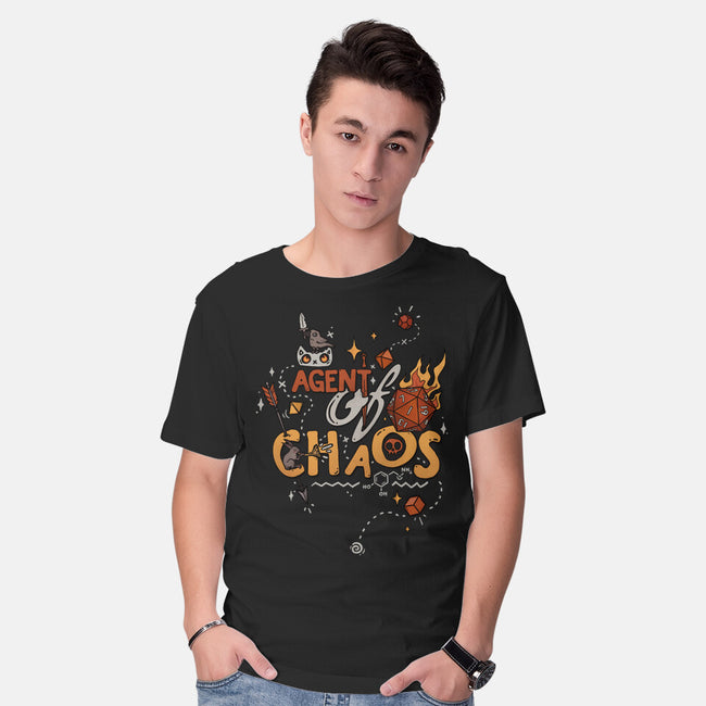 Agent Of Chaos-Mens-Basic-Tee-keyvei