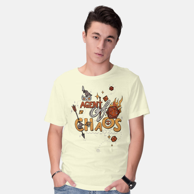 Agent Of Chaos-Mens-Basic-Tee-keyvei