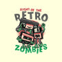 Night Of The Retro Zombies-None-Basic Tote-Bag-glitchygorilla