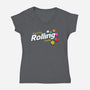Rolling Candies-Womens-V-Neck-Tee-Getsousa!