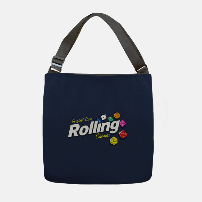Rolling Candies-None-Adjustable Tote-Bag-Getsousa!