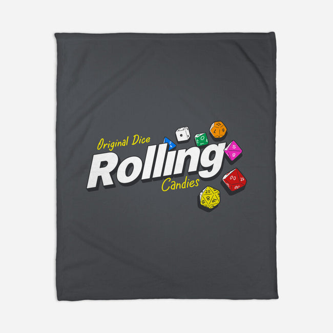 Rolling Candies-None-Fleece-Blanket-Getsousa!