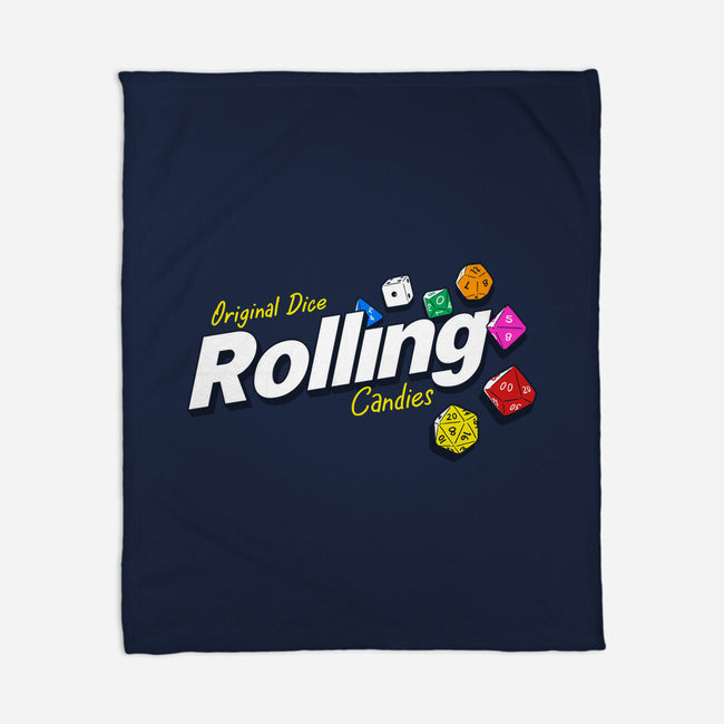 Rolling Candies-None-Fleece-Blanket-Getsousa!