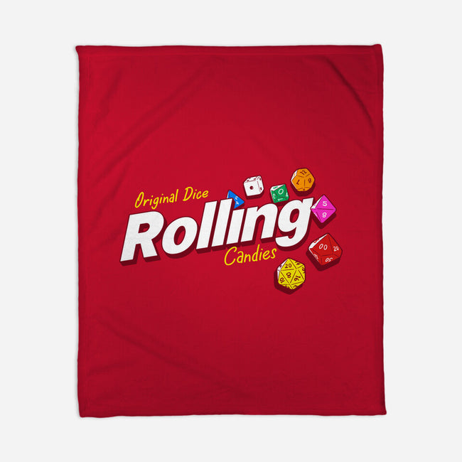 Rolling Candies-None-Fleece-Blanket-Getsousa!