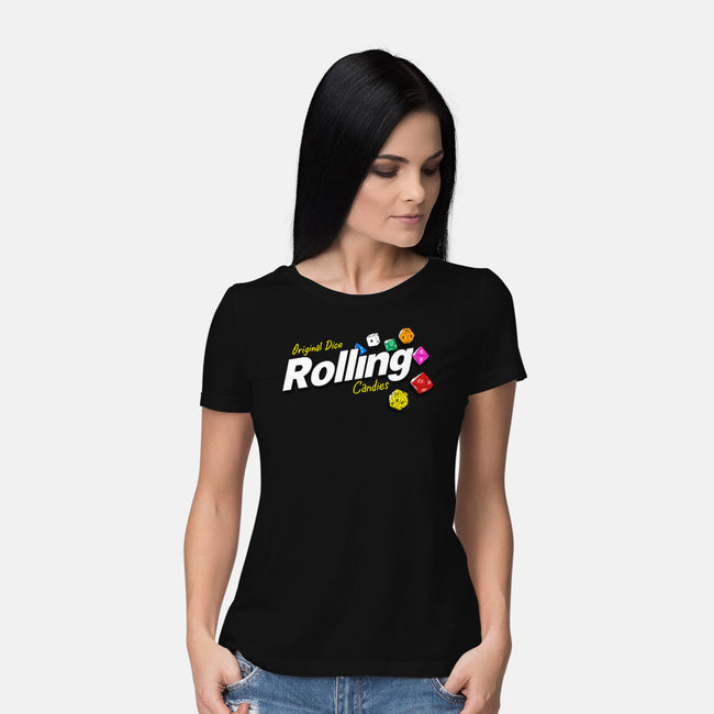 Rolling Candies-Womens-Basic-Tee-Getsousa!
