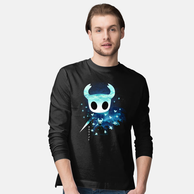The Knight Landscape-Mens-Long Sleeved-Tee-dandingeroz