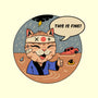 This Is Fine Meowster-None-Matte-Poster-vp021