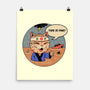 This Is Fine Meowster-None-Matte-Poster-vp021