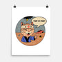 This Is Fine Meowster-None-Matte-Poster-vp021