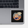 This Is Fine Meowster-None-Glossy-Sticker-vp021