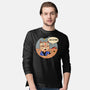 This Is Fine Meowster-Mens-Long Sleeved-Tee-vp021
