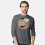 This Is Fine Meowster-Mens-Long Sleeved-Tee-vp021
