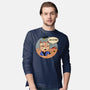 This Is Fine Meowster-Mens-Long Sleeved-Tee-vp021