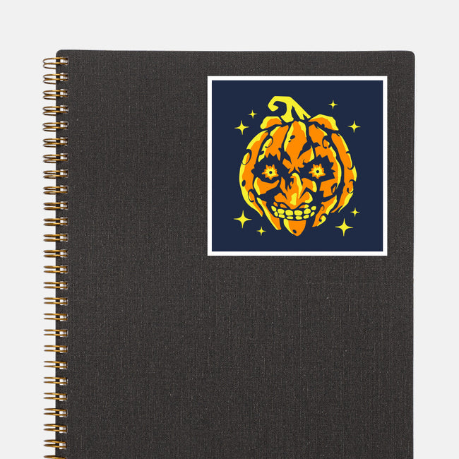Moon Pumpkin-None-Glossy-Sticker-GoblinTengu